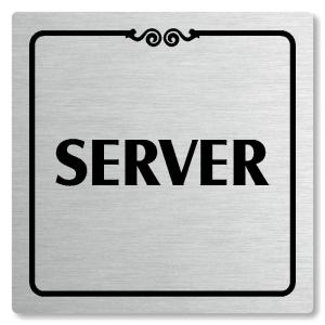Server, 100x100mm, stříbrná, Texas